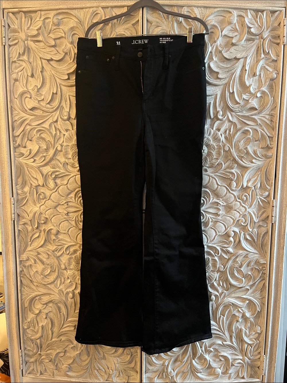 J. Crew Black Bootcut Jeans